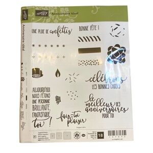 🍒 Stampin’Up! 🍒 “Anniversaire idéal” Stamp set.